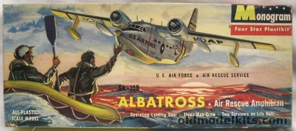 Monogram 1/72 SA-16B Albatross - Air Rescue Amphibian, PA20-149 plastic model kit